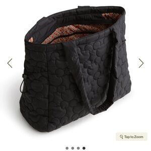 Disney Vera Bradley Mickey Mouse Original Tote Bag Moonless Night Mouse Ears NWT